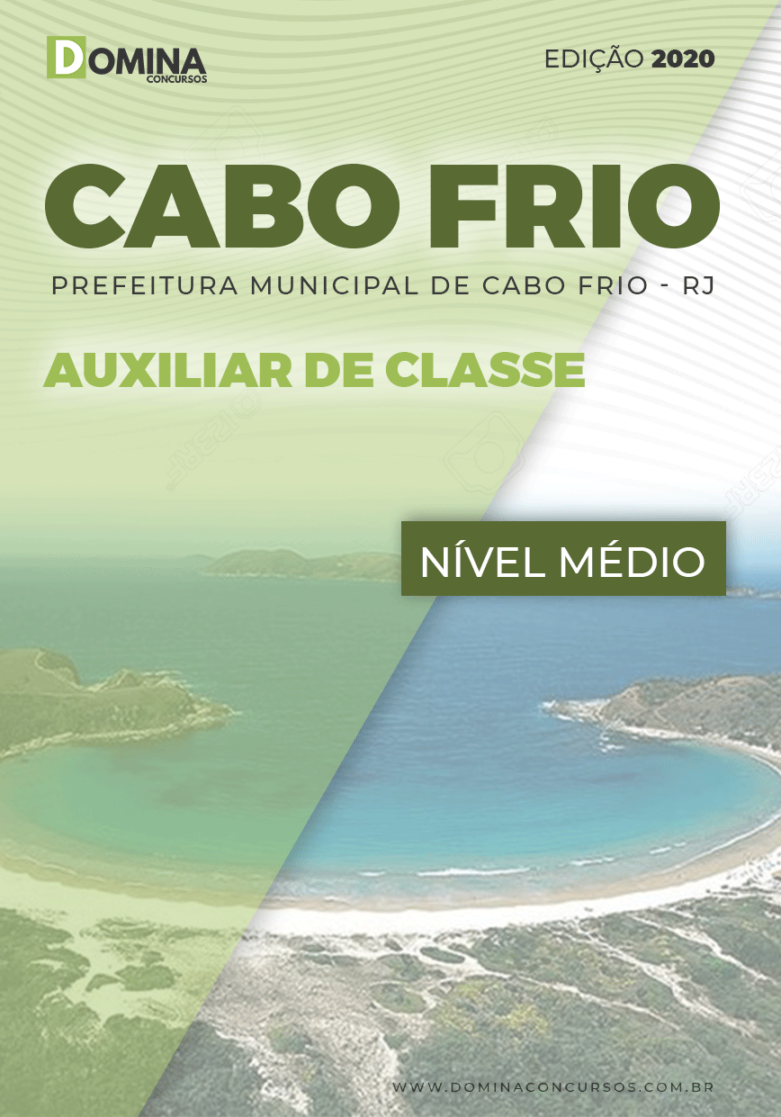 Apostila Concurso Pref Cabo Frio RJ 2020 Auxiliar de Classe