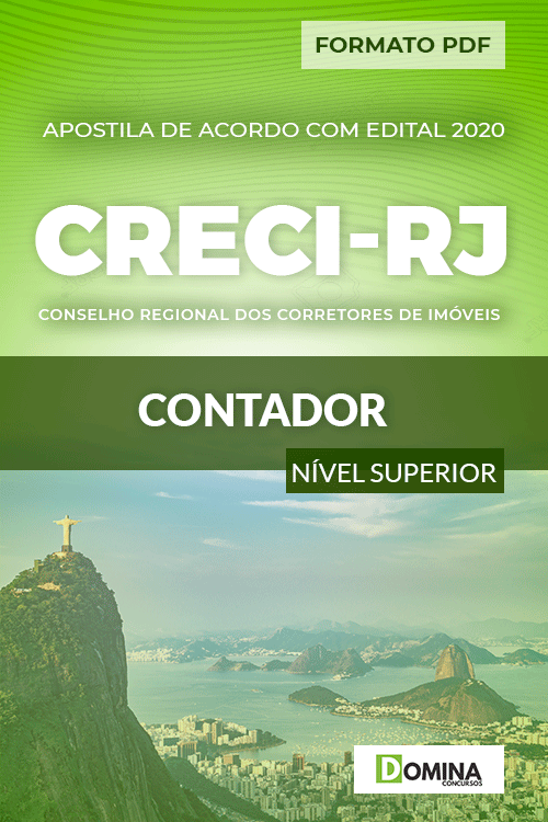 Apostila Concurso Público CRECI RJ 2020 Contador