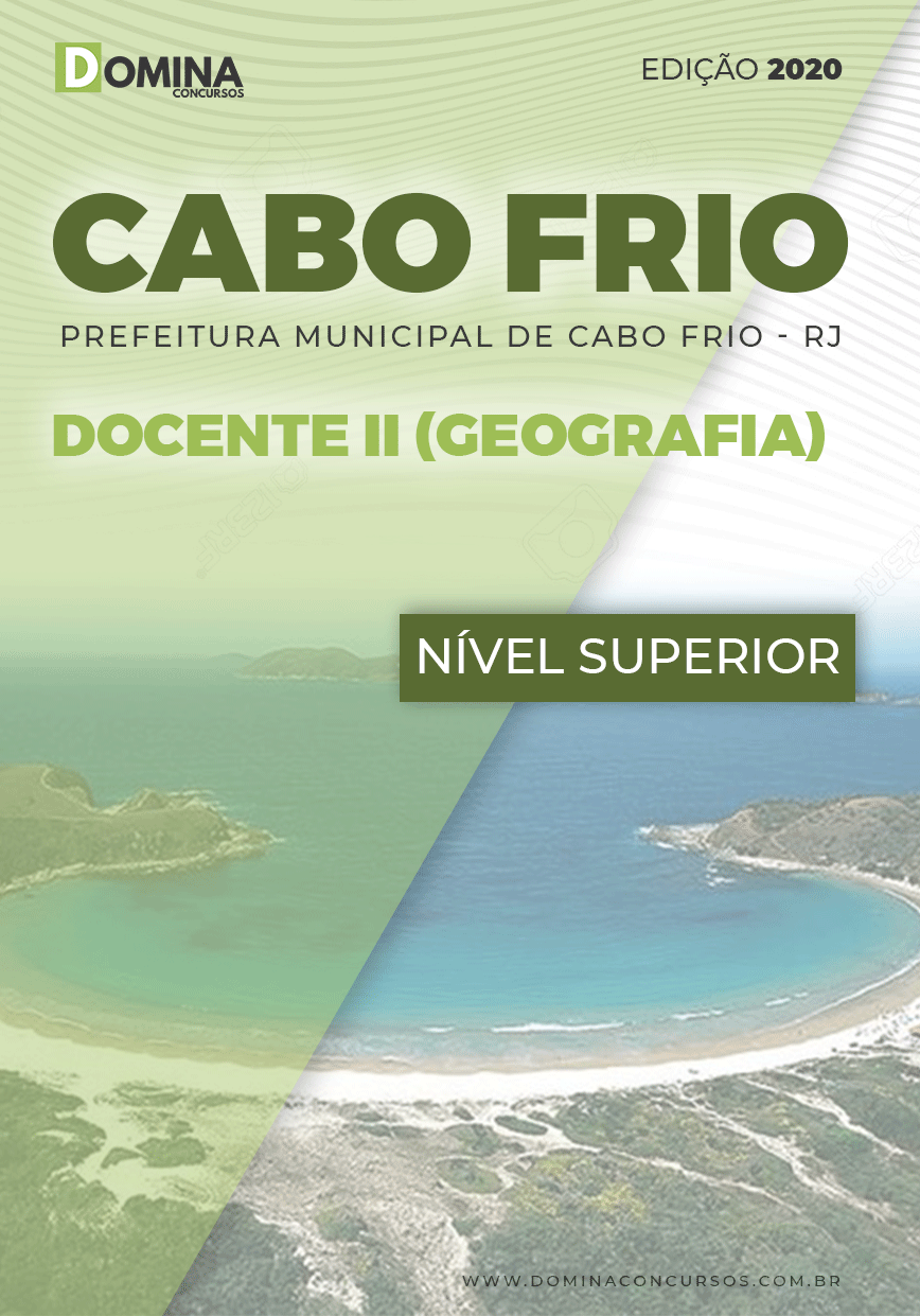Apostila Pref Cabo Frio RJ 2020 Docente II Geografia