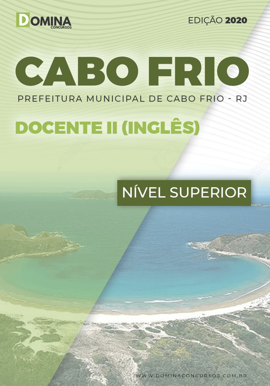 Apostila Concurso Pref Cabo Frio RJ 2020 Docente II Inglês