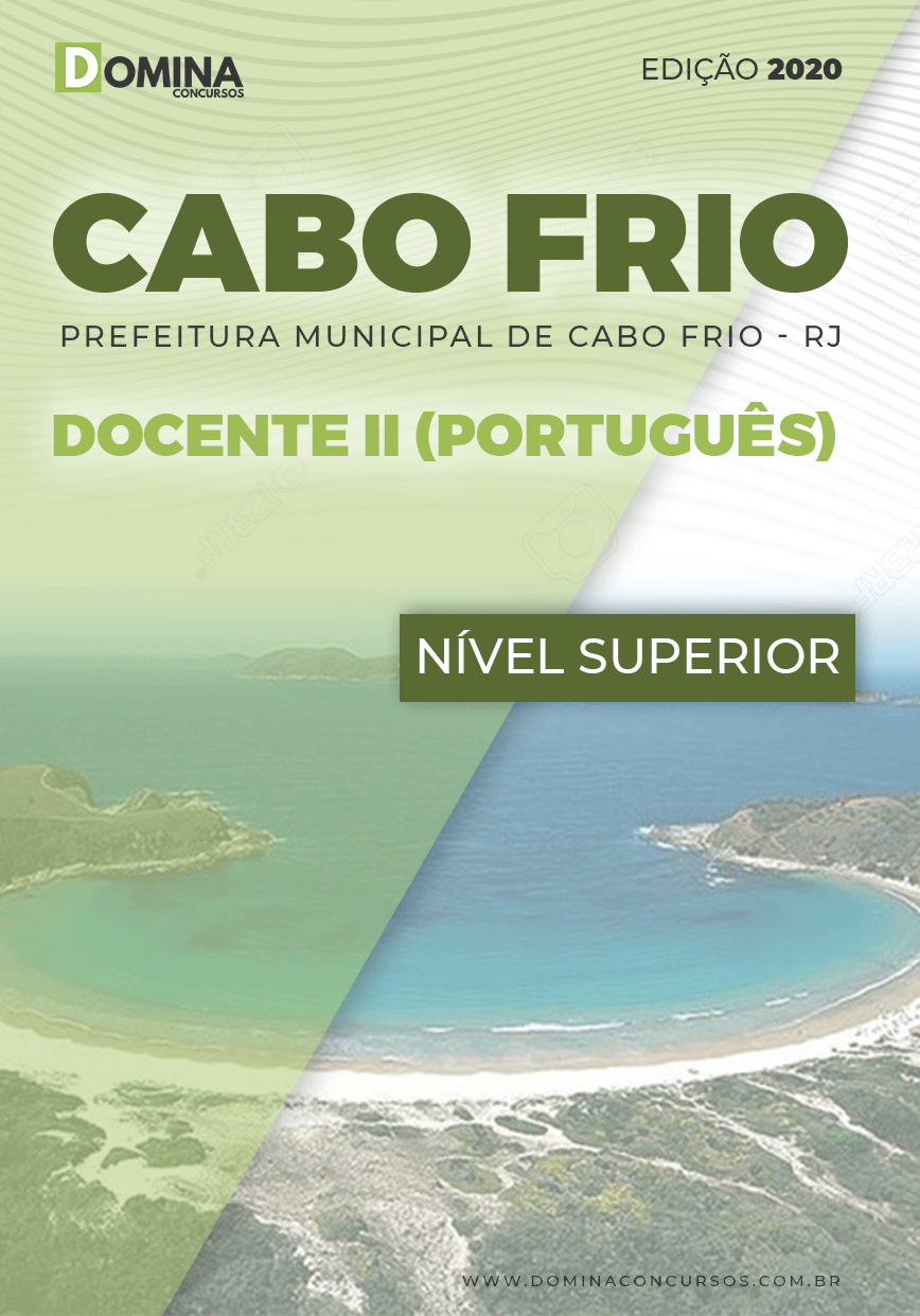 Apostila Pref Cabo Frio RJ 2020 Docente II Português