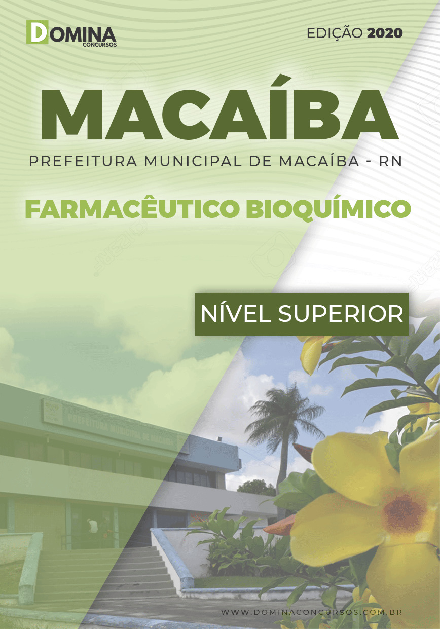 Apostila Pref Macaíba RN 2020 Farmacêutico Bioquímico