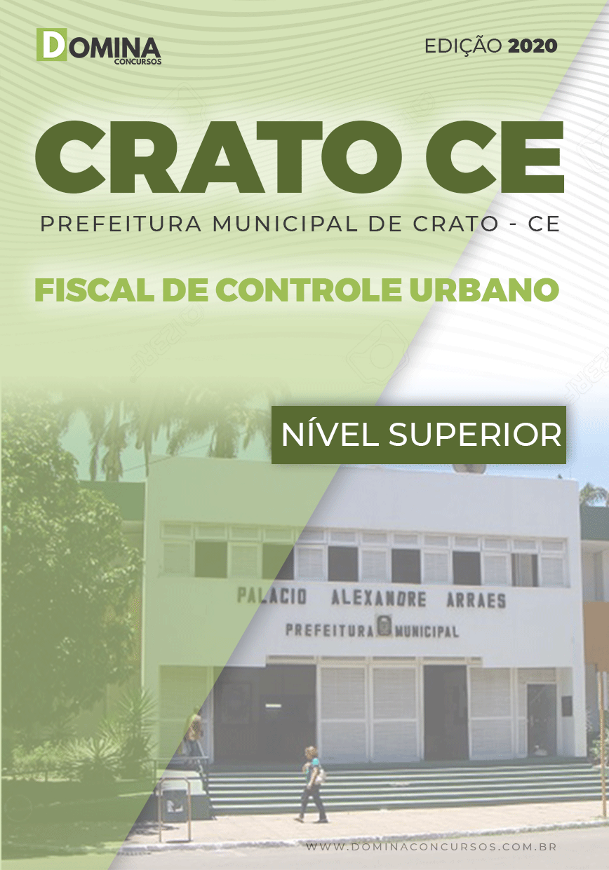 Apostila Pref Crato CE 2020 Fiscal de Controle Urbano