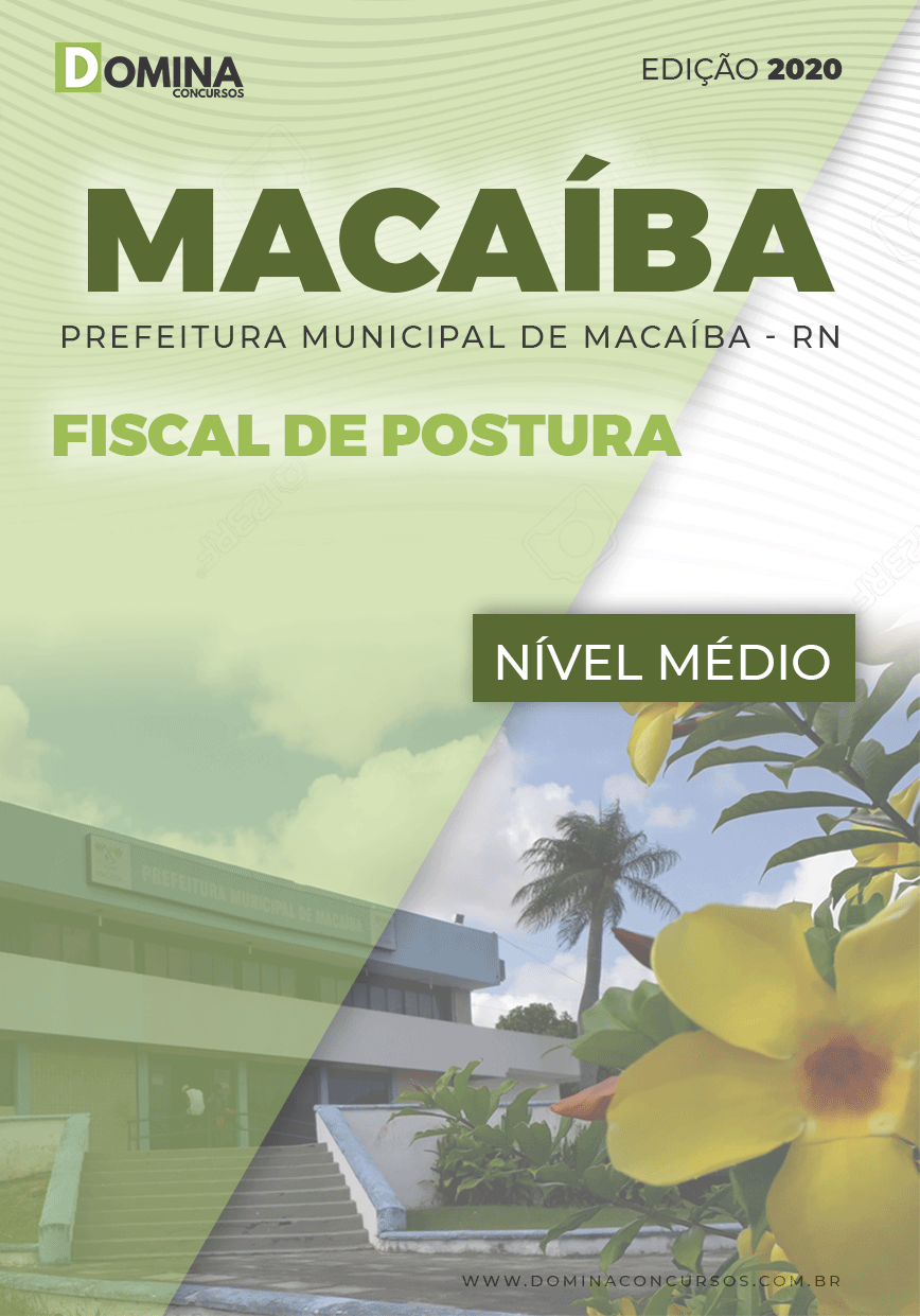 Apostila Concurso Pref Macaíba RN 2020 Fiscal de Postura