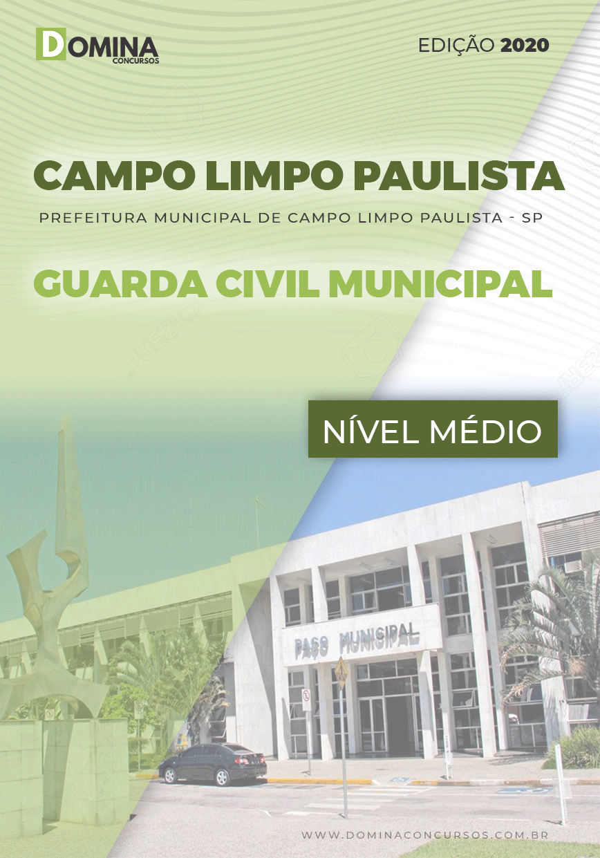 Apostila Pref Campo Limpo Paulista SP 2020 Guarda Civil Municipal