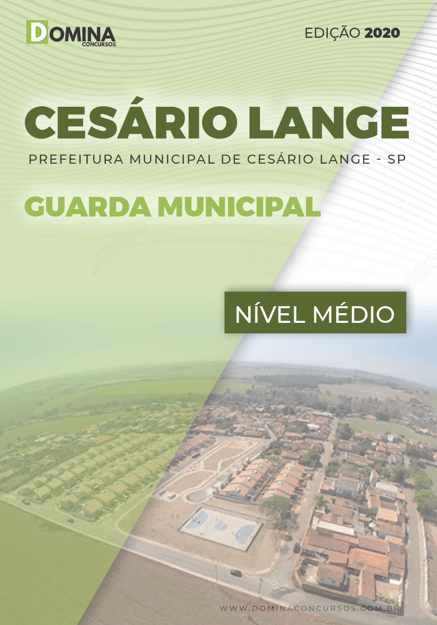 Apostila Pref Cesário Lange SP 2020 Guarda Municipal