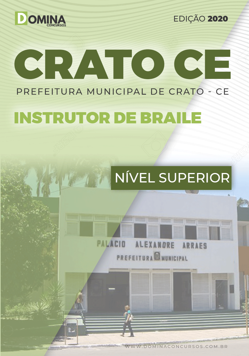 Apostila Concurso Pref Crato CE 2020 Instrutor de Braile