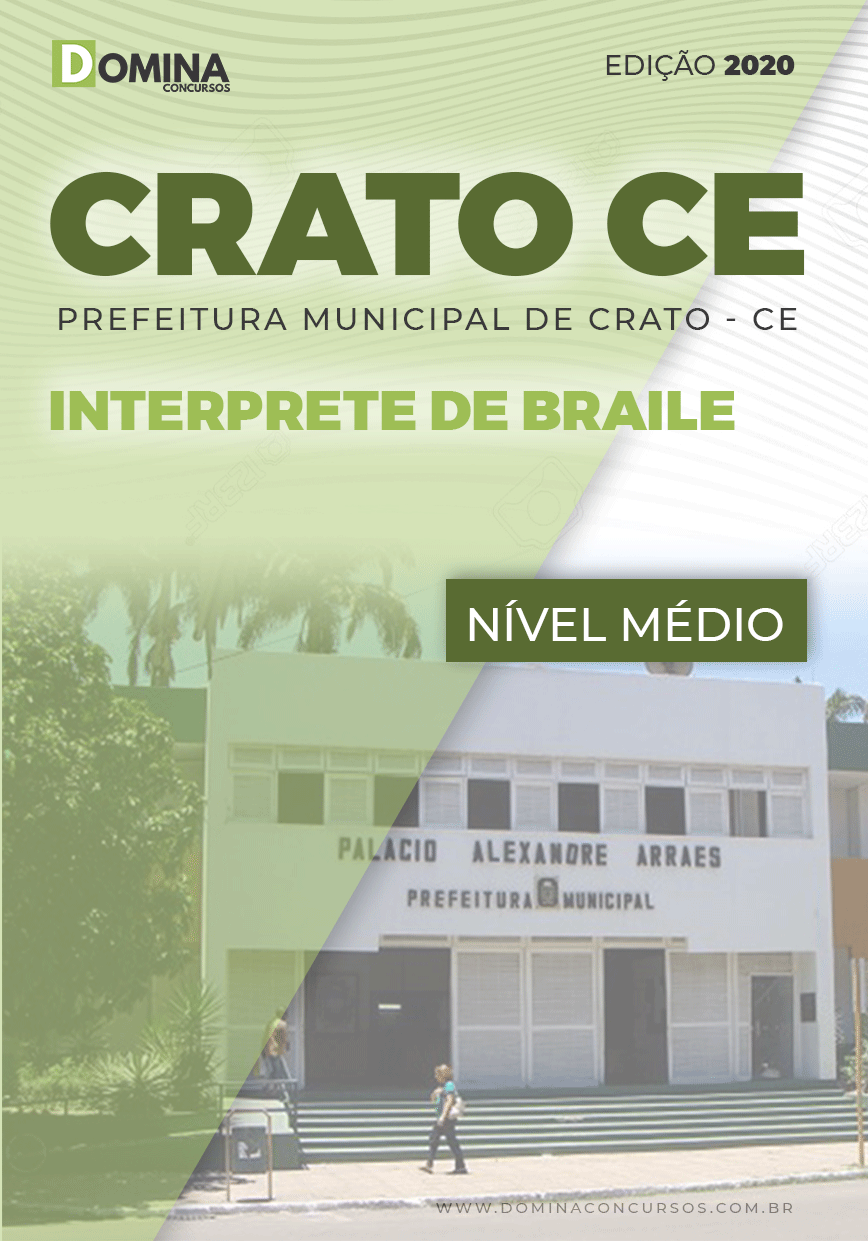 Apostila Concurso Pref Crato CE 2020 Interprete de Braile