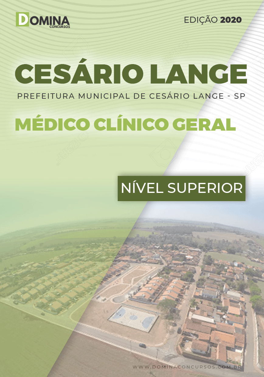 Apostila Pref Cesário Lange SP 2020 Médico Clínico Geral