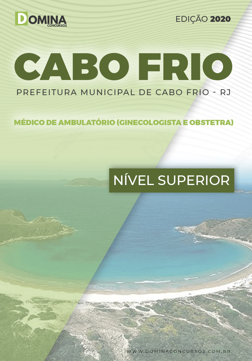 Apostila Pref Cabo Frio RJ 2020 Médico Ginecologista e Obstetra