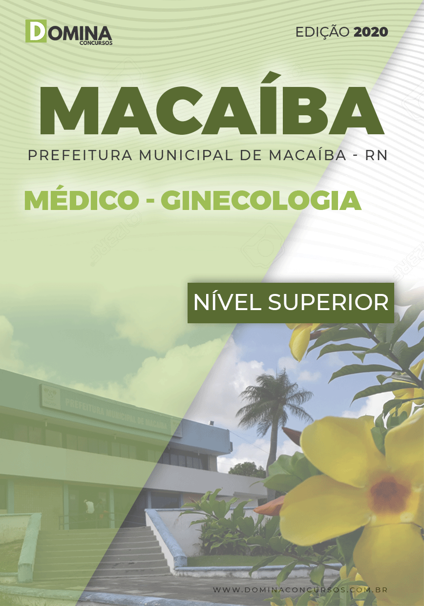 Apostila Concurso Pref Macaíba RN 2020 Médico Ginecologia