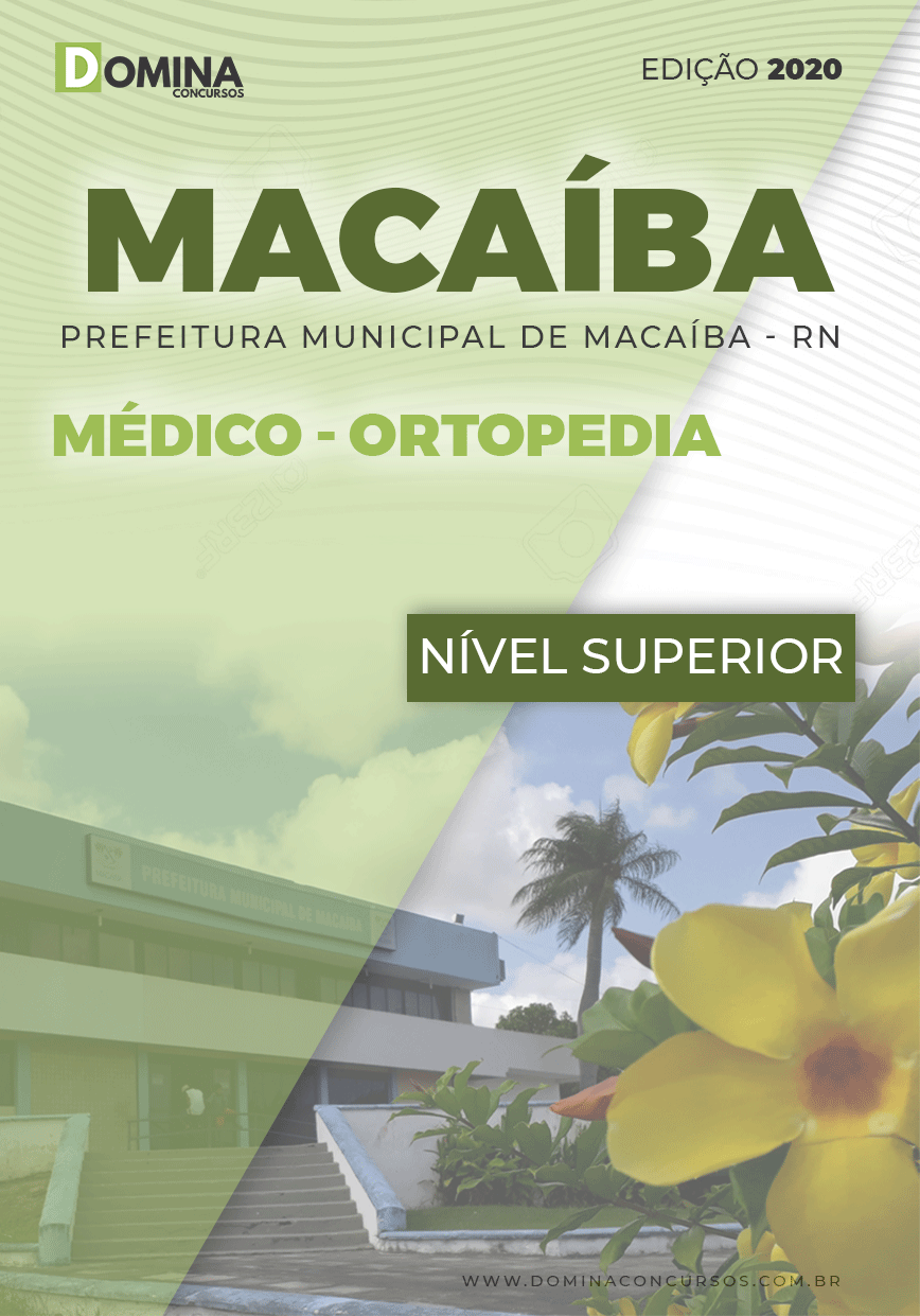 Apostila Concurso Pref Macaíba RN 2020 Médico Ortopedia