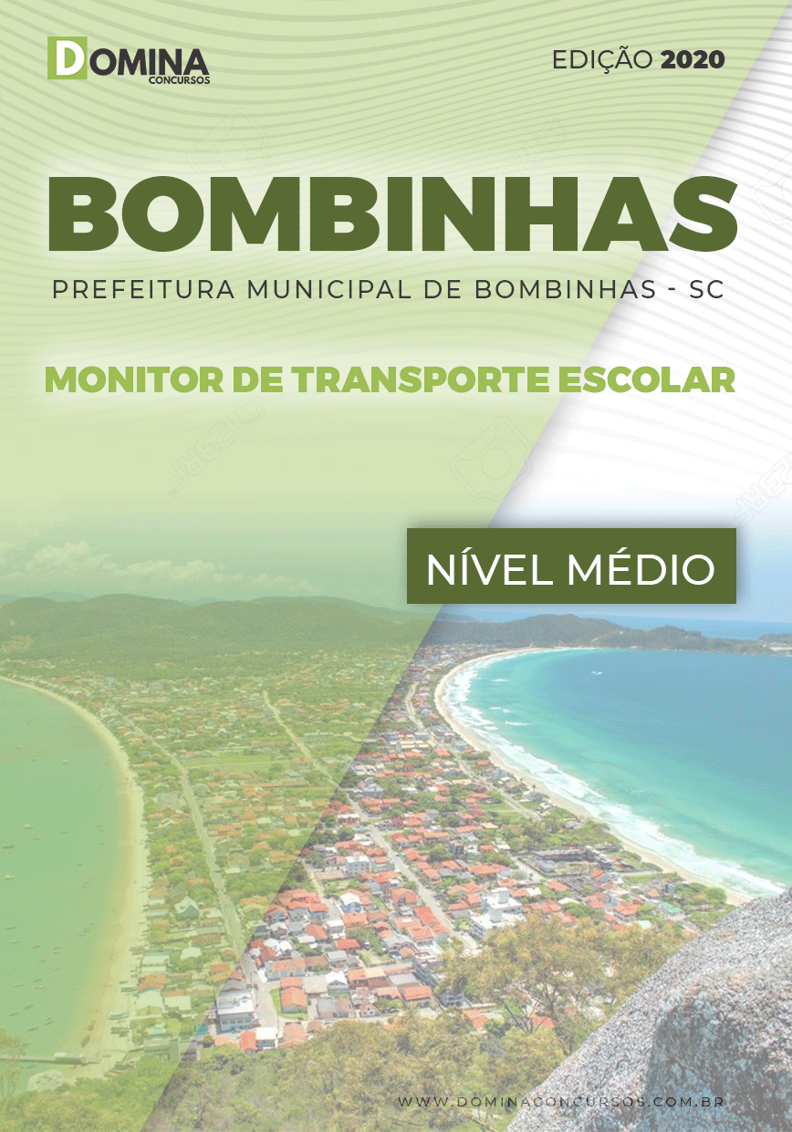 Apostila Bombinhas SC 2020 Monitor de Transporte Escolar