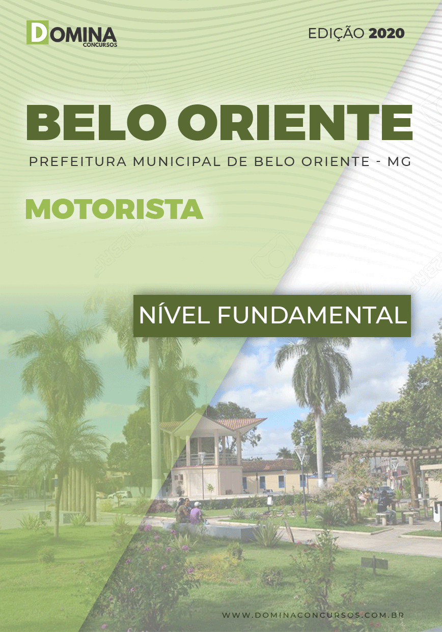 Apostila Concurso Belo Oriente MG 2020 Motorista