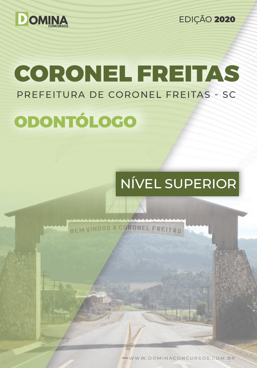 Apostila Concurso Coronel Freitas SC 2020 Odontólogo