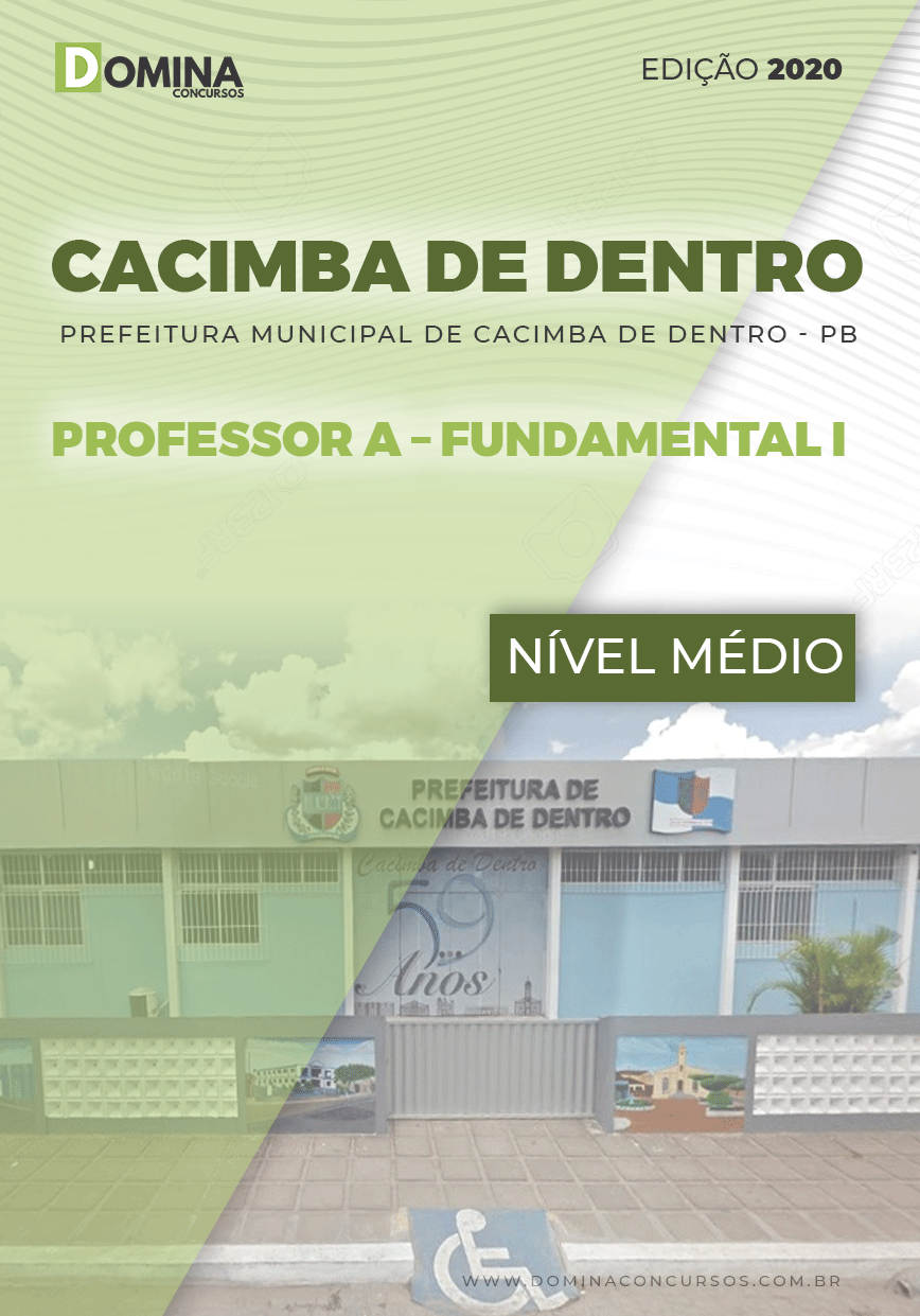 Apostila Pref Cacimba Dentro PB 2020 Professor A Fundamental I