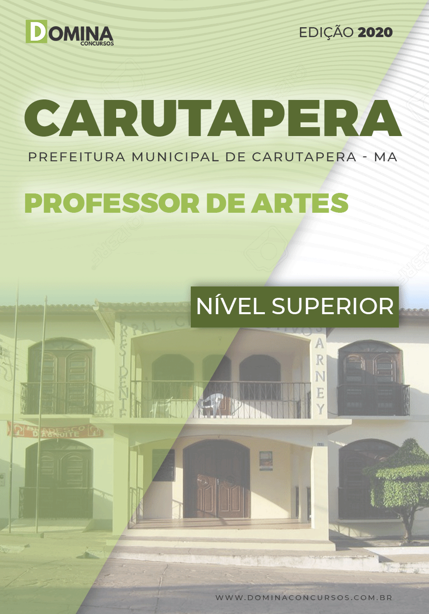 Apostila Pref Carutapera MA 2020 Professor de Artes