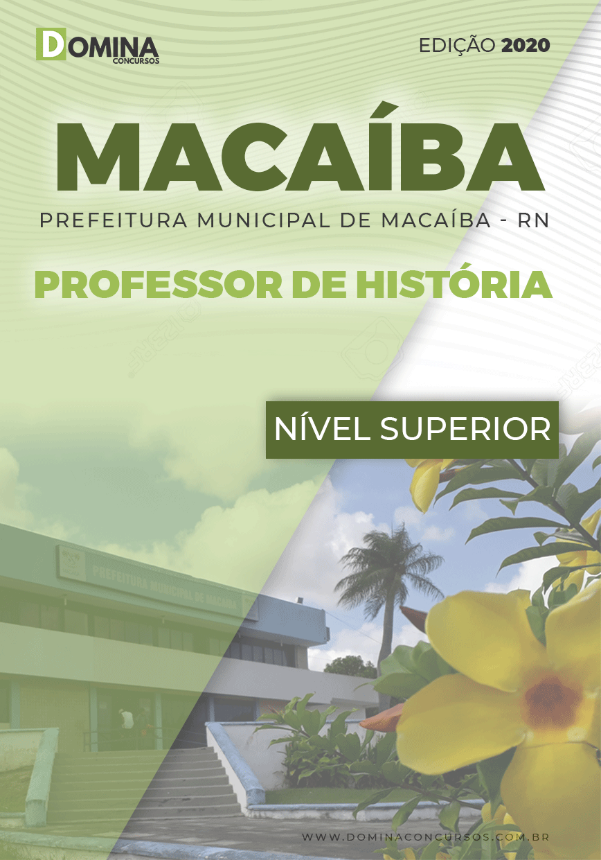 Apostila Pref Macaíba RN 2020 Professor de História