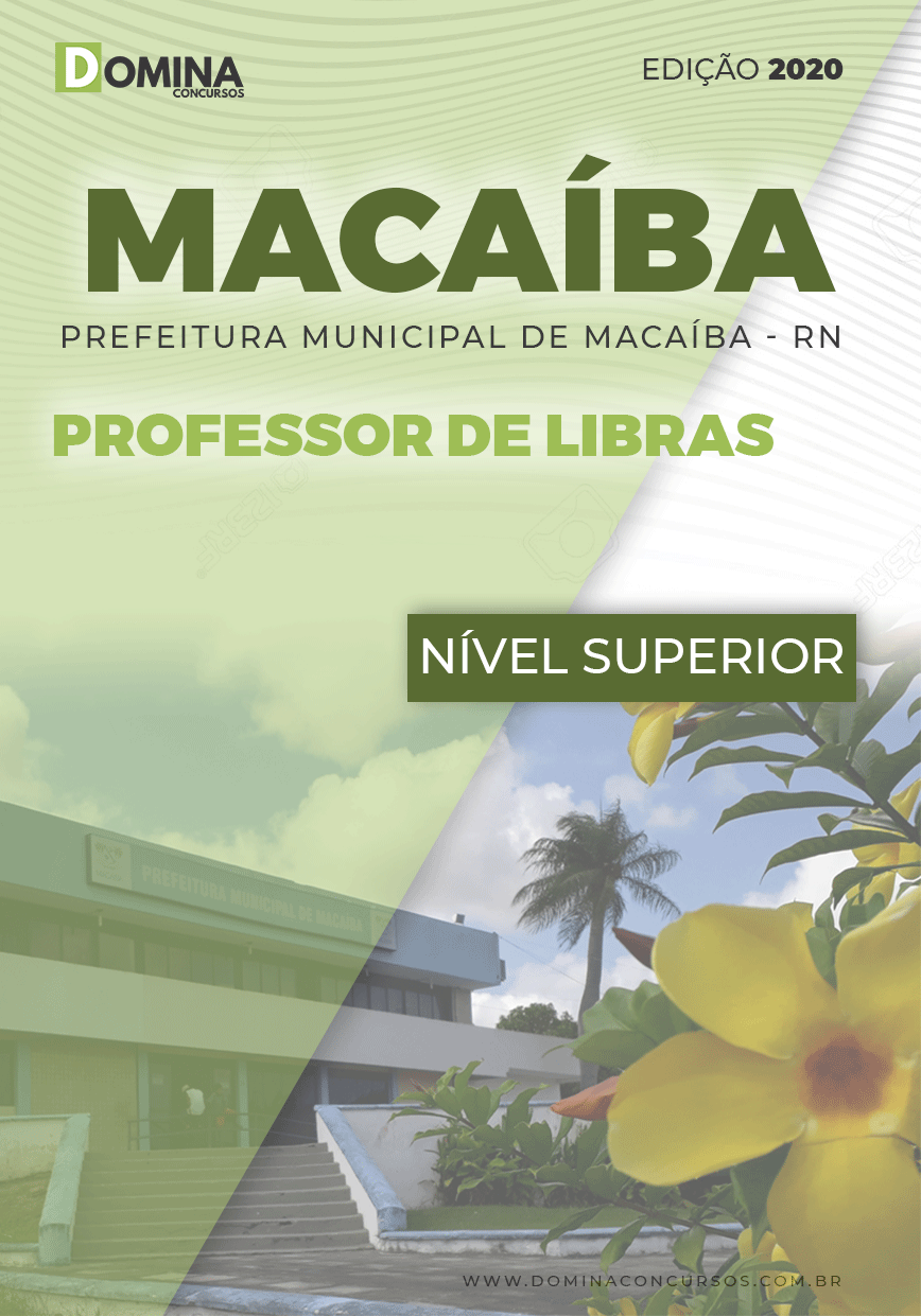 Apostila Concurso Pref Macaíba RN 2020 Professor de Libras
