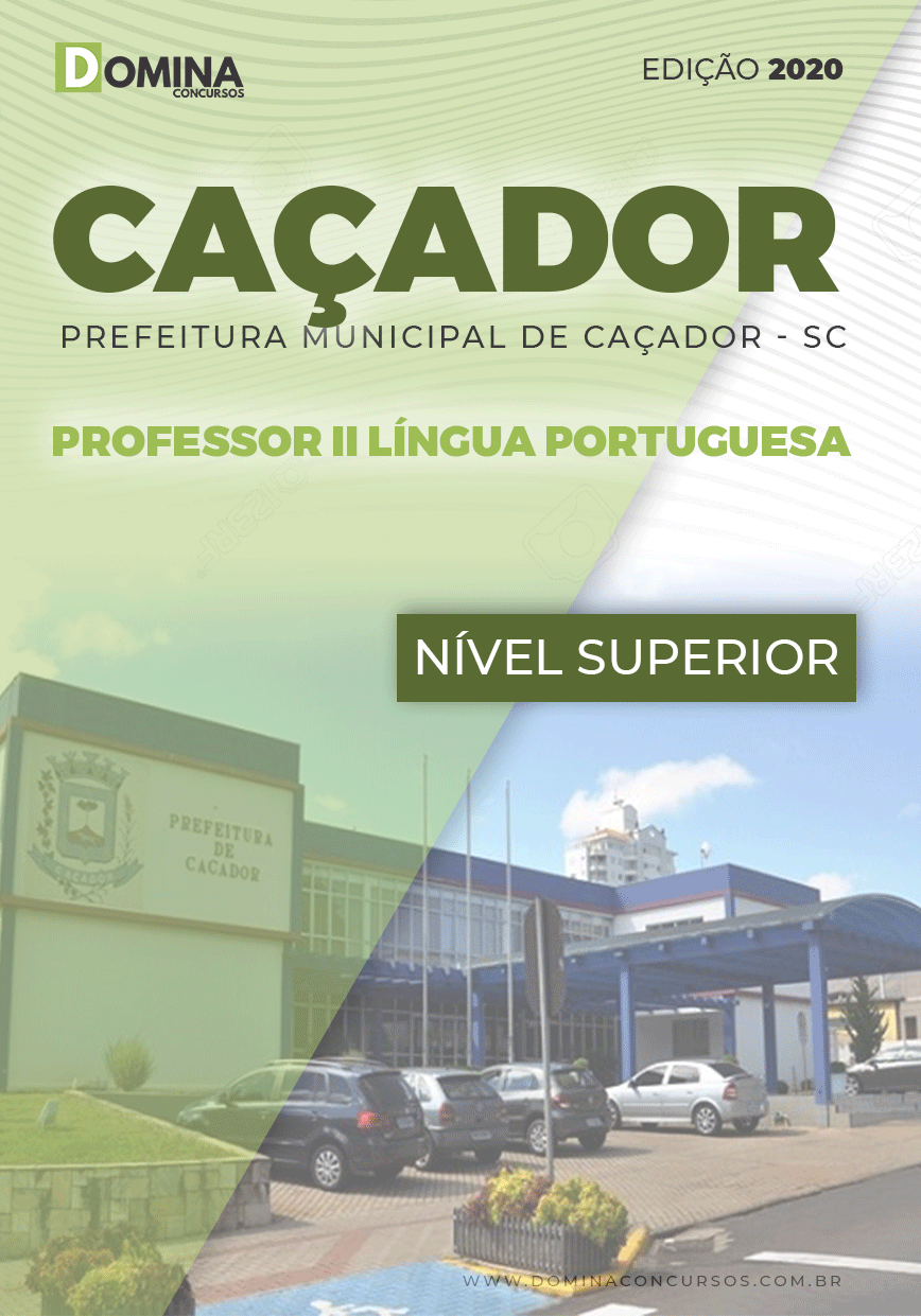Apostila Pref Caçador SC 2020 Professor II Língua Portuguesa