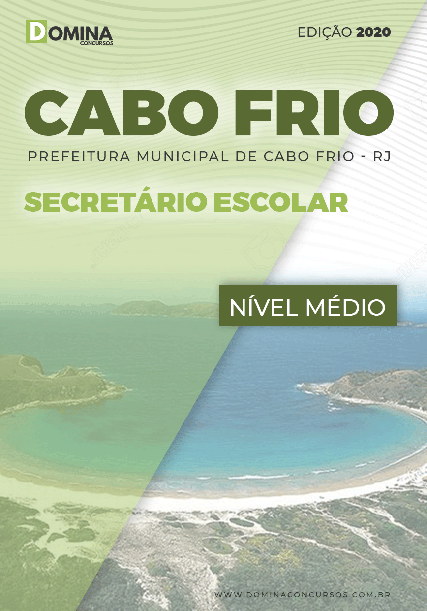 Apostila Concurso Pref Cabo Frio RJ 2020 Secretário Escolar