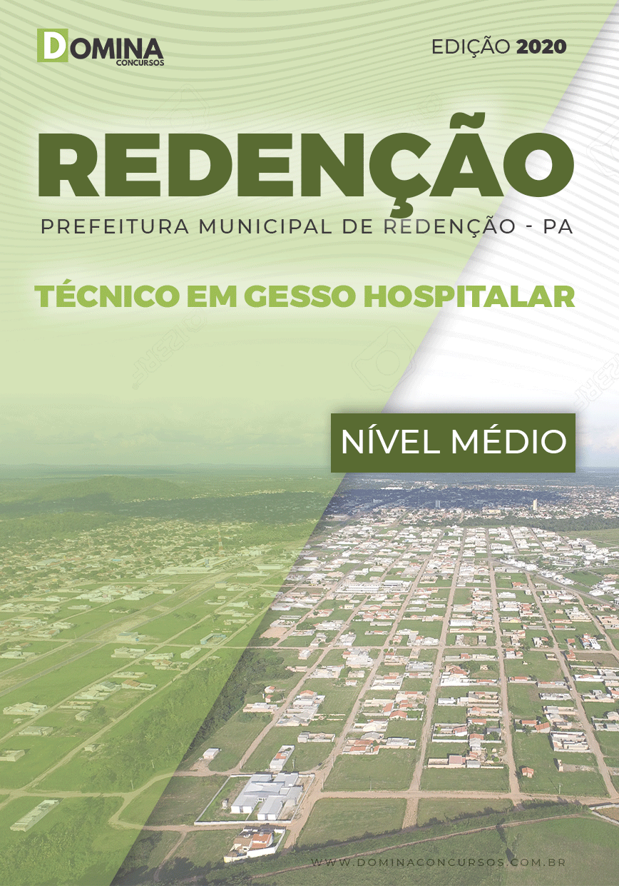 Apostila Pref Redenção PA 2020 Técnico Gesso Hospitalar