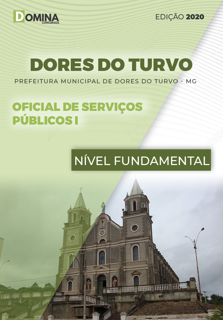 Apostila Dores do Turvo MG 2020 Oficial de Serviços