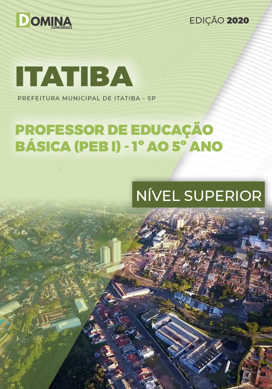 Apostila Itatiba SP 2020 Professor Edu Básica 1 ao 5 Ano EJA