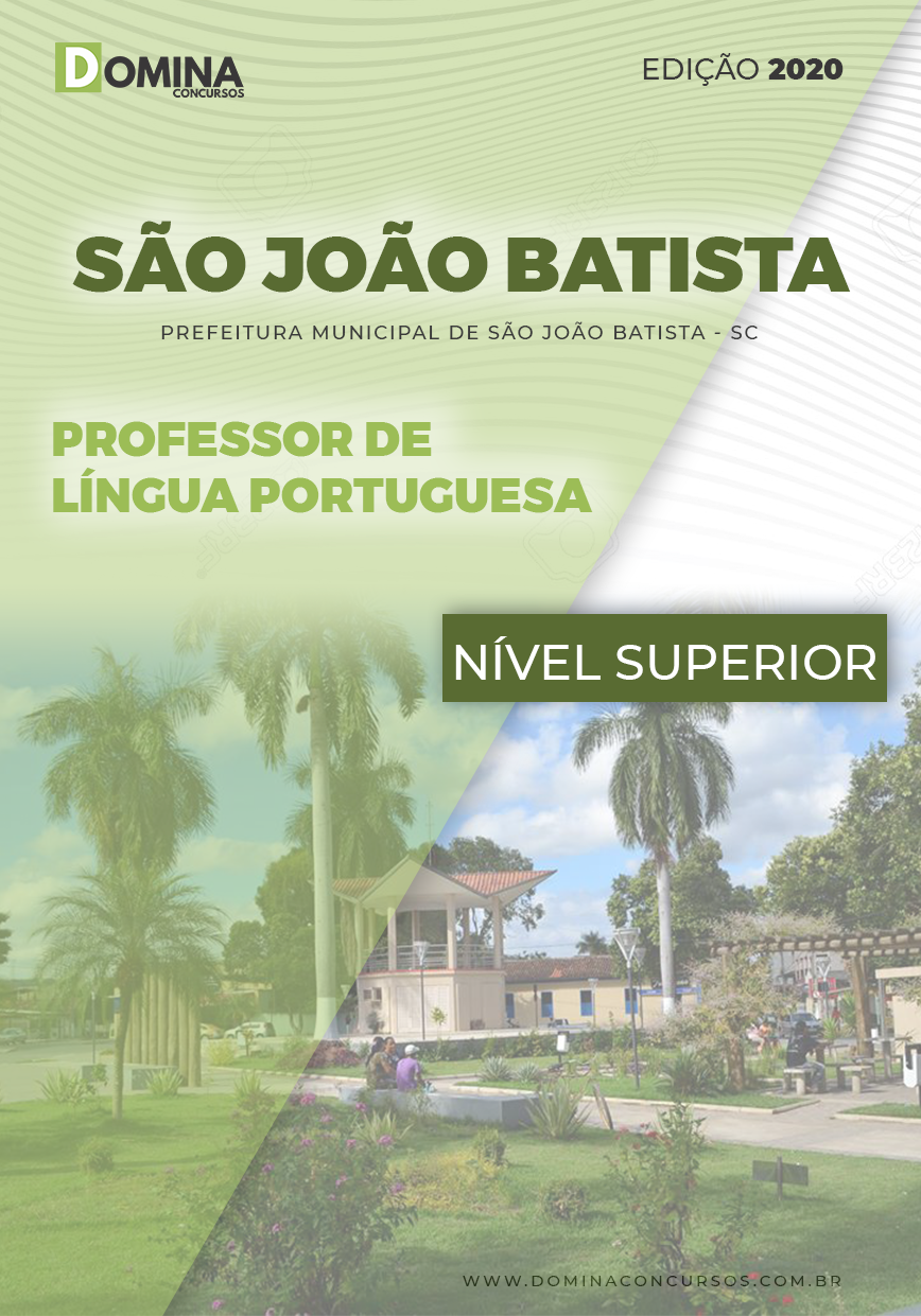Apostila São João Batista 2020 Professor Língua Portuguesa