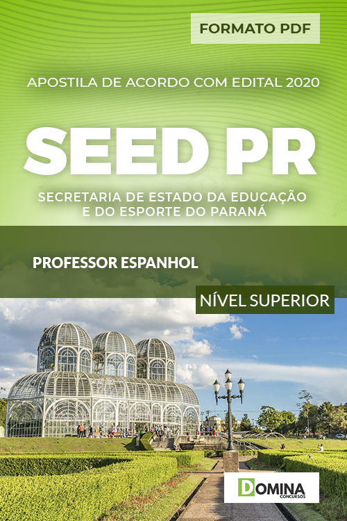 Apostila Concurso SEED PR 2020 Professor de Espanhol