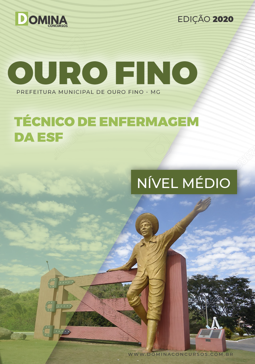 Apostila Ouro Fino MG 2020 Técnico em Enfermagem ESF