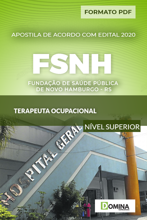 Apostila Concurso FSNH RS 2020 Terapeuta Ocupacional