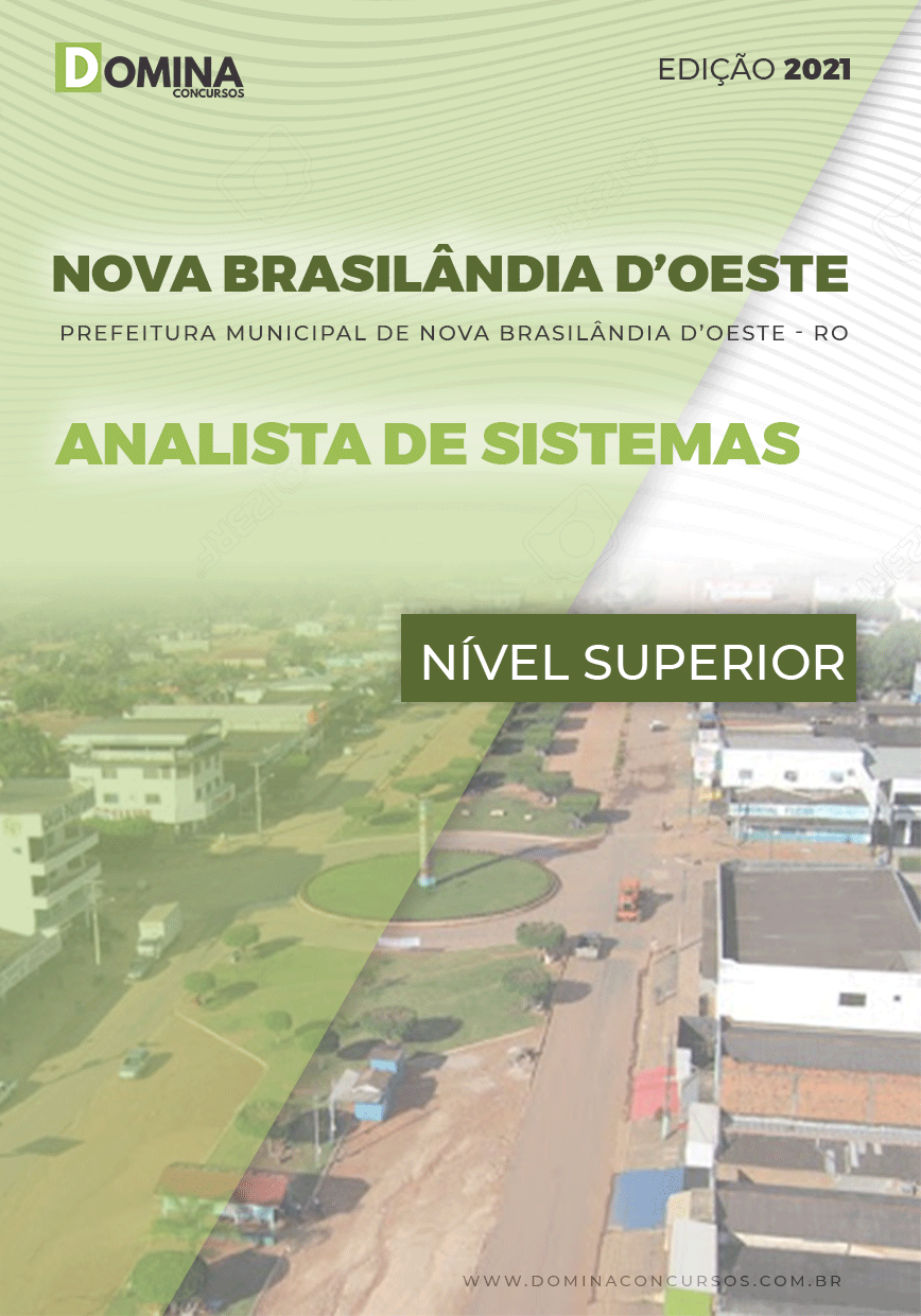 Apostila Nova Brasilândia D Oeste RO 2021 Analista Sistemas