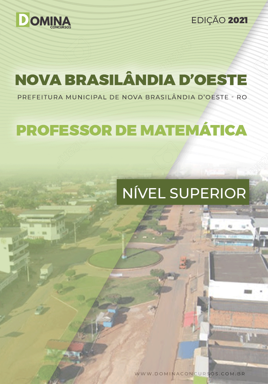 Apostila Nova Brasilândia D Oeste RO 2021 Prof Matemática