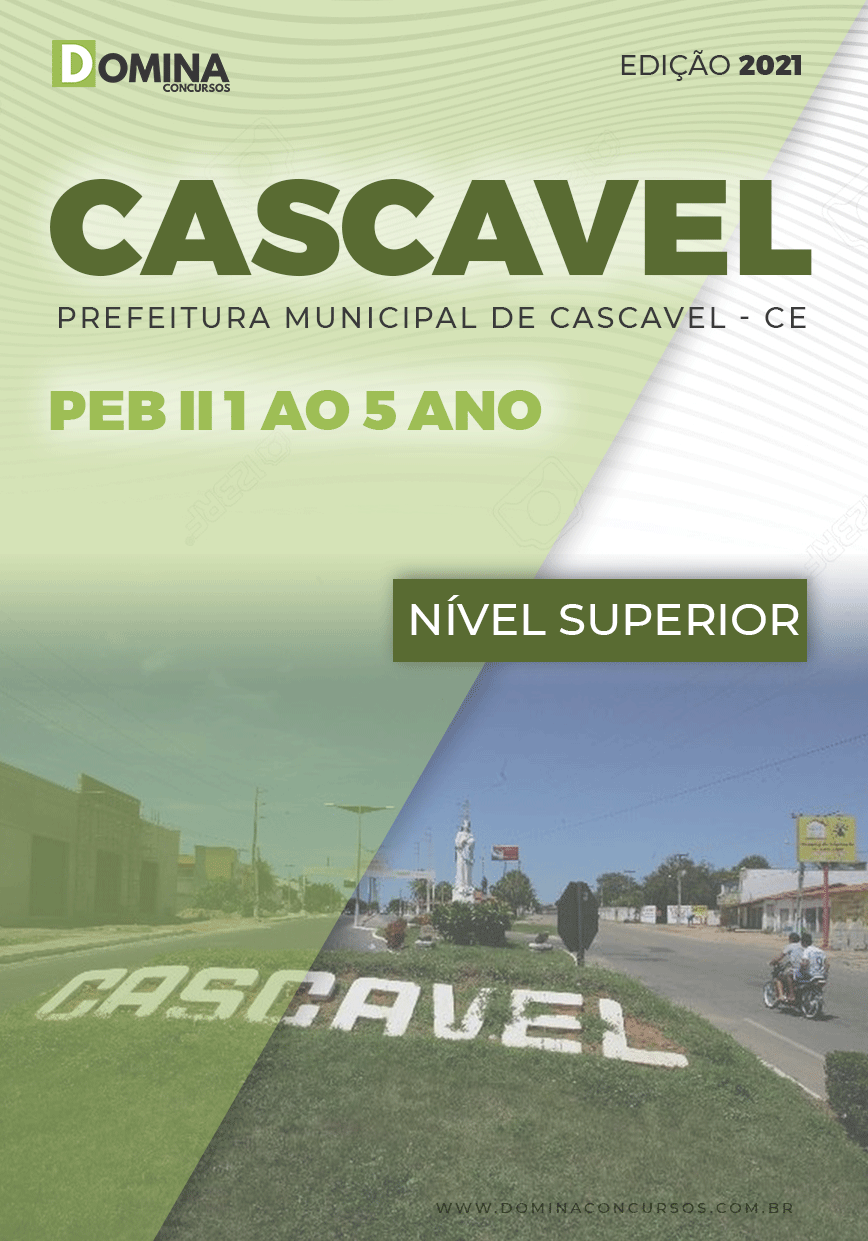 Apostila Concurso Pref Cascavel CE 2021 PEB II 1 ao 5 Ano