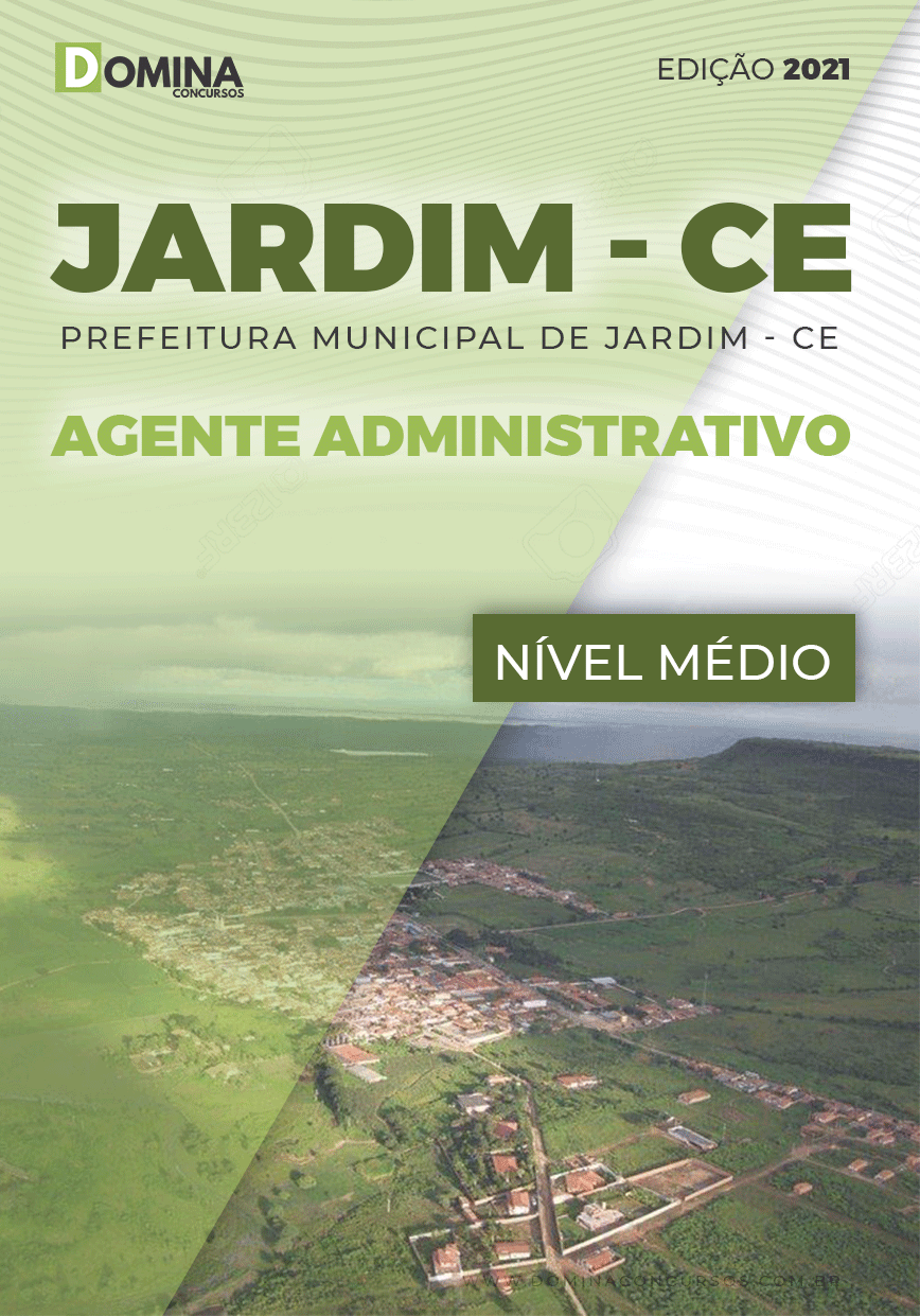 Apostila Concurso Pref Jardim CE 2021 Agente Administrativo