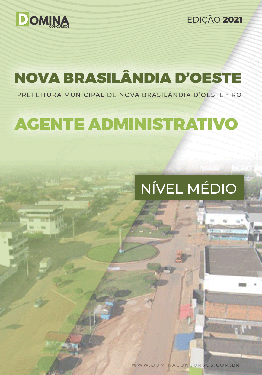 Apostila Nova Brasilândia D Oeste RO 2021 Agente Administrativo