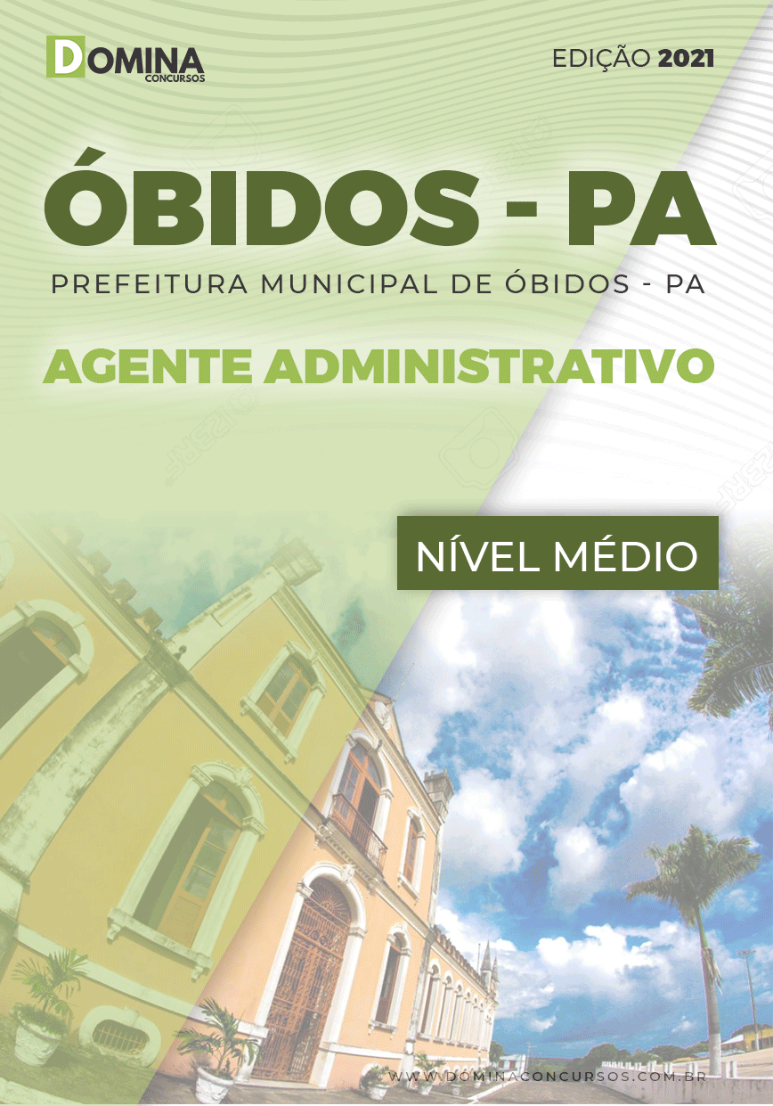 Apostila Concurso Pref Óbidos PA 2021 Agente Administrativo