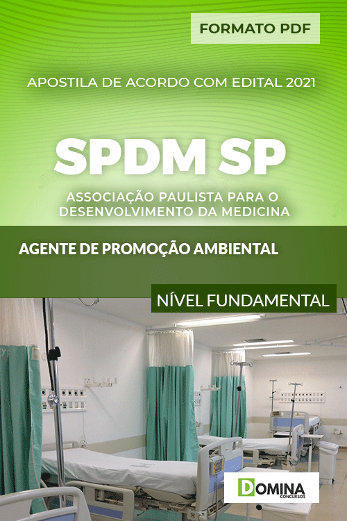 Apostila SPDM SP 2021 Agente de Promoção Ambiental