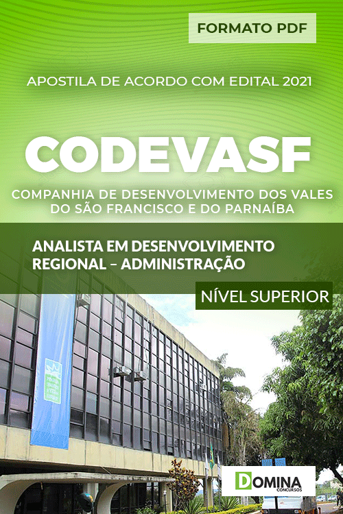 Apostila CODEVASF 2021 Analista Desenvolvimento Administração