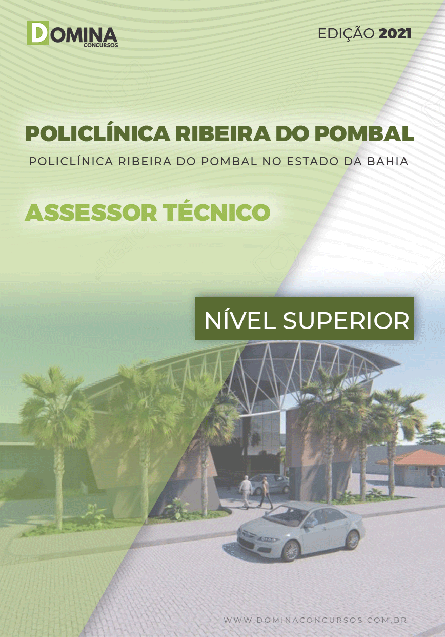 Apostila Policlínica Ribeira Pombal BA 2021 Assessor Técnico
