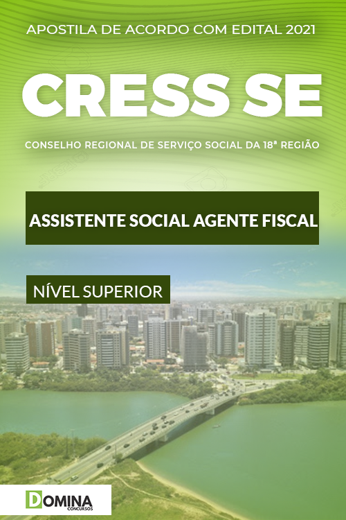 Apostila Concurso CRESS SE 2021 Assistente Social Agt Fiscal