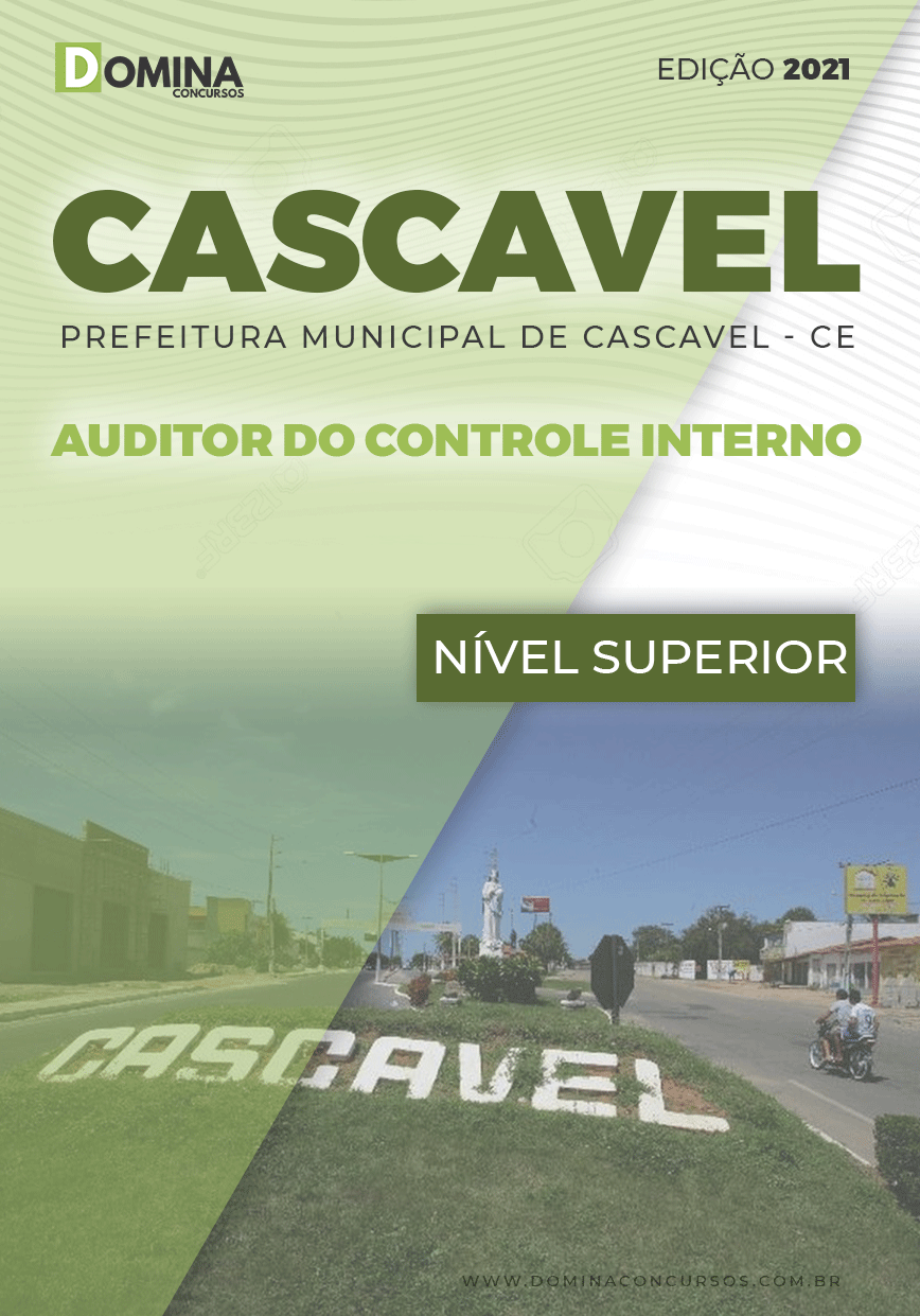 Apostila Pref Cascavel CE 2021 Auditor do Controle Interno