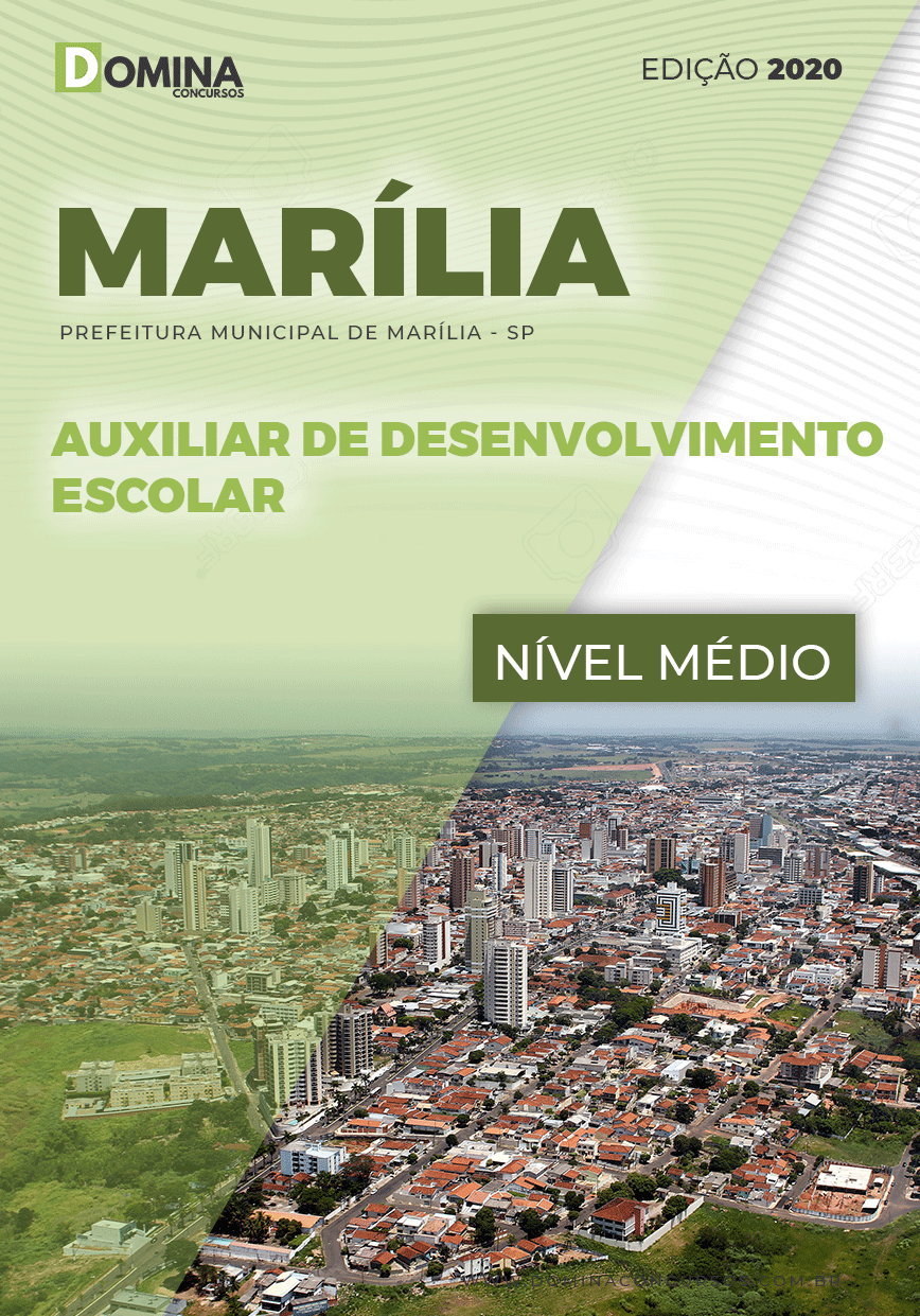 Apostila Pref Marília SP 2021 Auxiliar Desenvolvimento Escolar