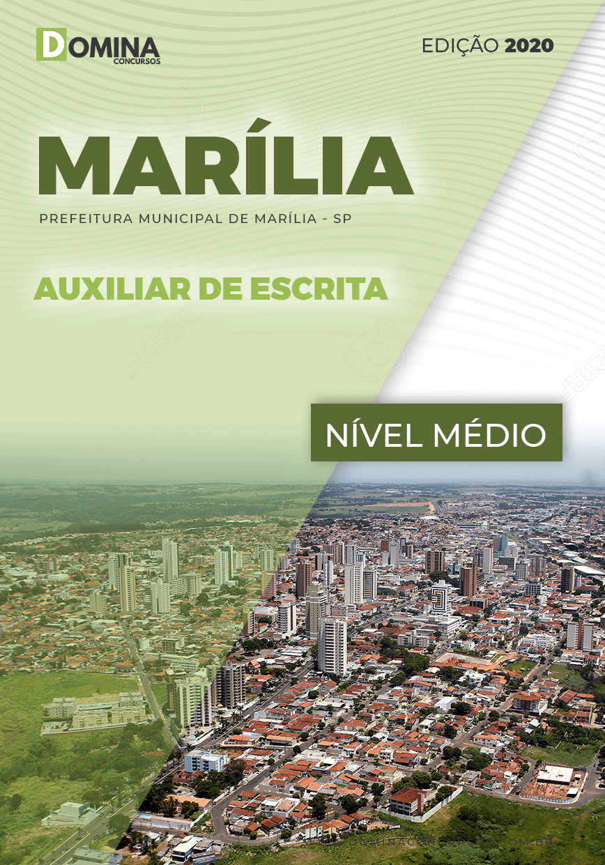 Apostila Concurso Pref Marília SP 2021 Auxiliar de Escrita