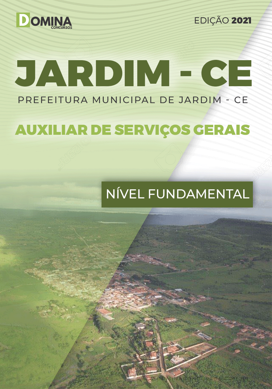 Apostila Pref Jardim CE 2021 Auxiliar de Serviços Gerais