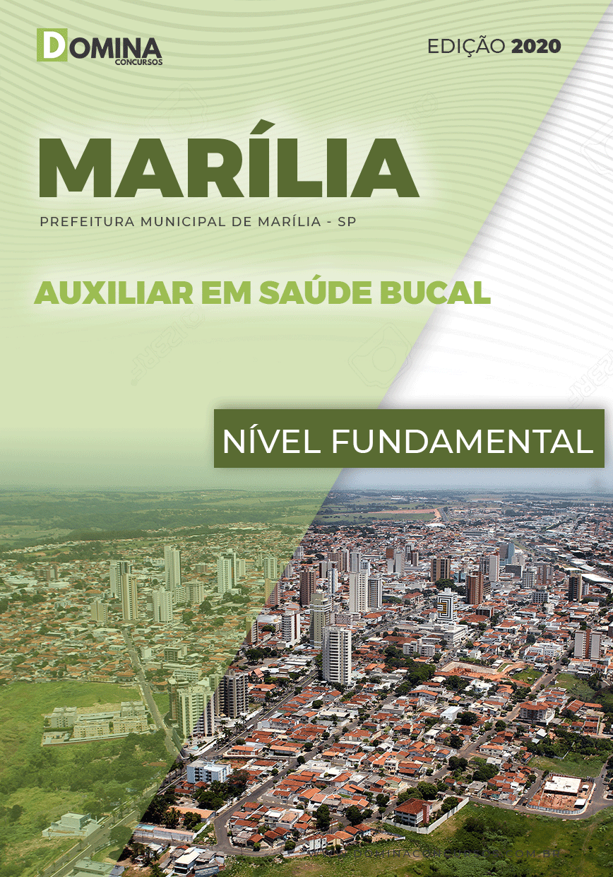 Apostila Pref Marília SP 2021 Auxiliar em Saúde Bucal