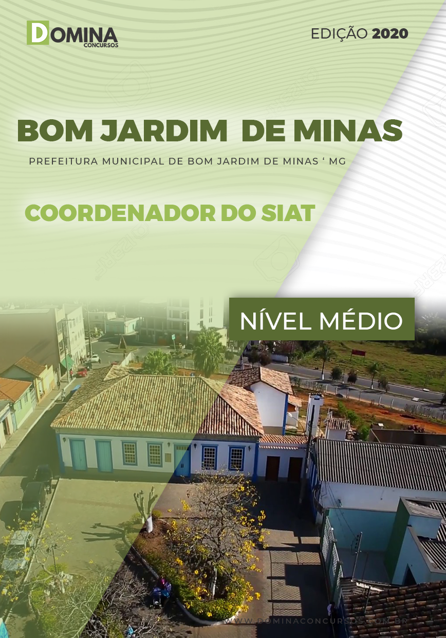 Apostila Bom Jardim Minas MG 2020 Coordenador do SIAT