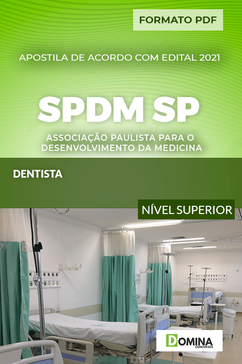 Apostila Concurso SPDM SP 2021 Dentista