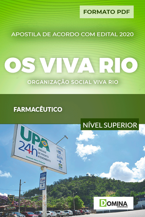 Apostila Concurso Público OS Viva Rio 2021 Farmacêutico